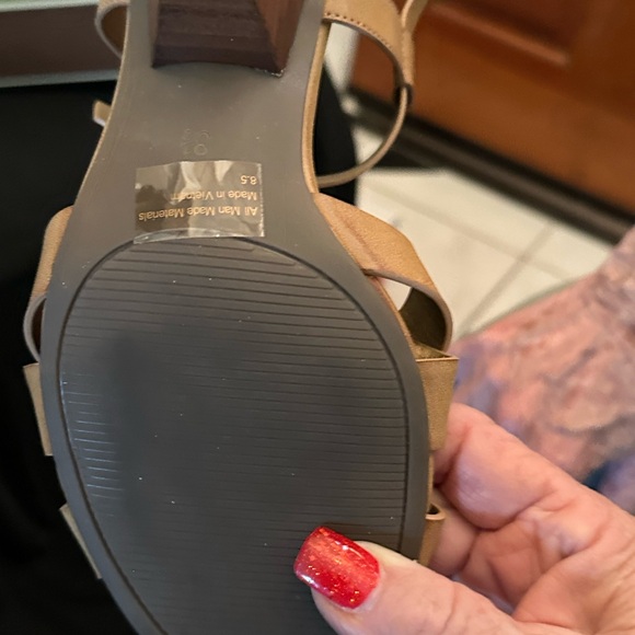 Coach and Four Brown Strappy Sandals - Picture 4 of 6